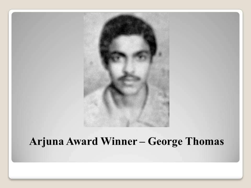 Arjuna award winner George Thomas